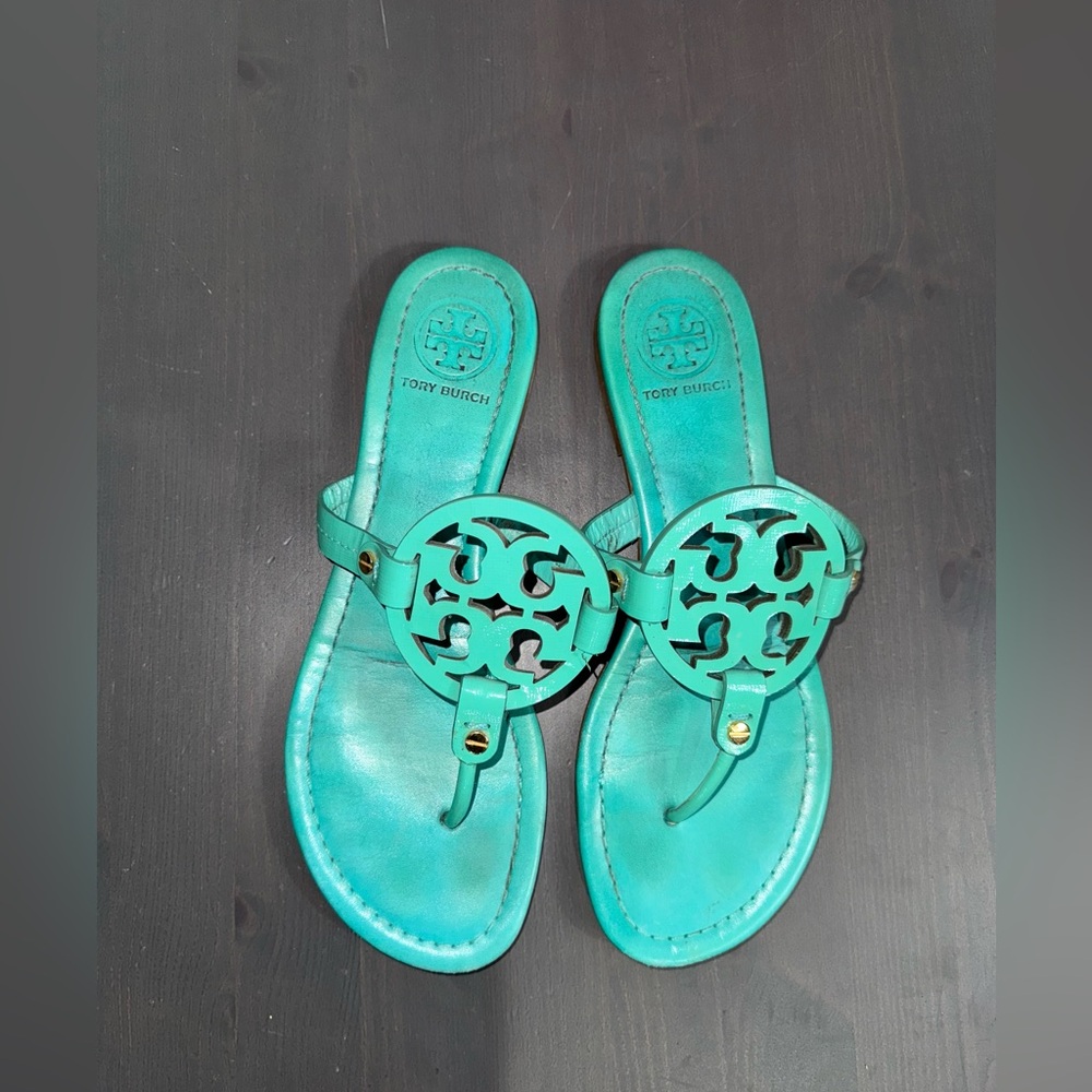 Tory Burch Miller Turquoise Sandal